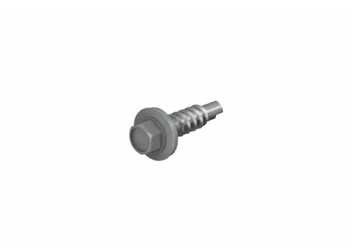 Dakpanplaat schroef 4.8x55mm incl. Neo. ring gra grijs 100st