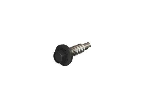Dakpanplaat schroef 4.8x55mm incl. Neo. ring zwart 100st
