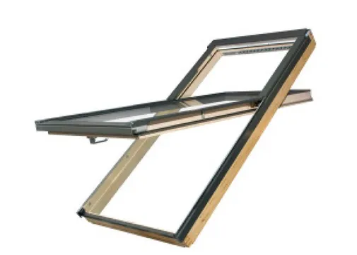 Dakraam Winstar tuimelvenster HR glas met gootstuk 55x78cm