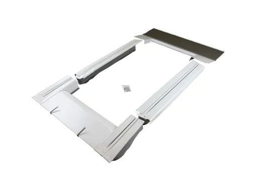 Dakraam Winstar tuimelvenster HR glas met gootstuk 134x98cm wit afgelakt 