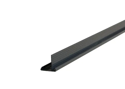 Daktrim antraciet aluminium 45x45mm 250cm