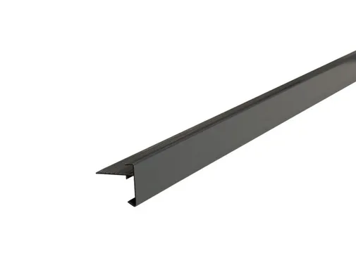 Daktrim antraciet aluminium 45x45mm 250cm