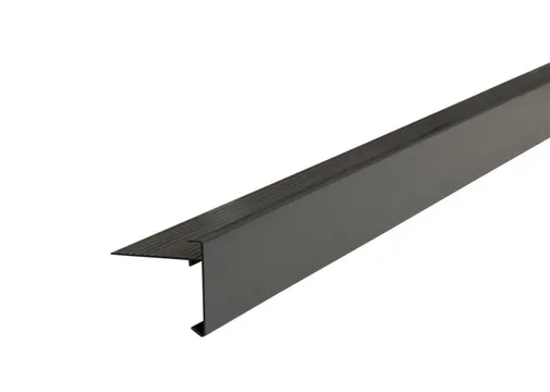 Daktrim antraciet aluminium 60x64mm 250cm