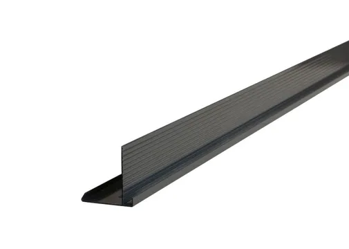Daktrim antraciet aluminium 60x64mm 250cm