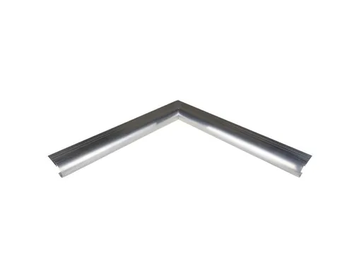 Daktrim aluminium binnenhoek 60x64mm 800mm