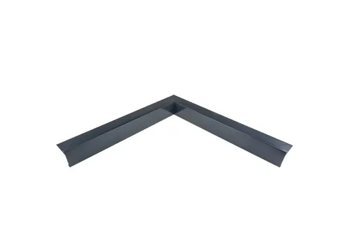 Daktrim aluminium binnenhoek 60x64mm 800mm antraciet 