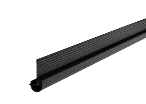 Daktrim aluminium kraal 26x40mm 250cm zwart