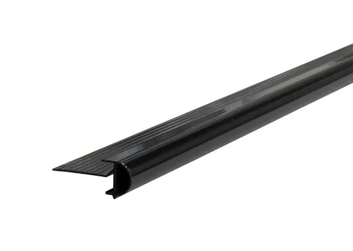 Daktrim aluminium kraal 26x40mm 250cm zwart