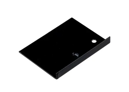 Daktrim aluminium verbindingsplaat 60mm zwart