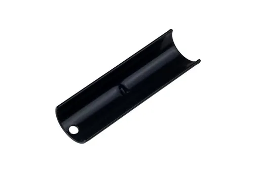Daktrim aluminium verbindingsplaat kraal 26mm zwart