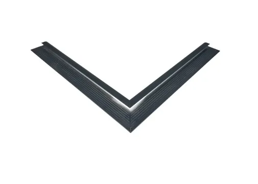 Daktrim aluminium binnenhoek kraal 26x40mm 800mm antraciet