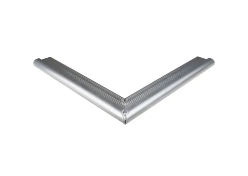 Daktrim aluminium buitenhoek kraal 26x40mm 800mm