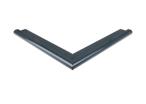 Daktrim aluminium buitenhoek kraal 26x40mm 800mm antraciet