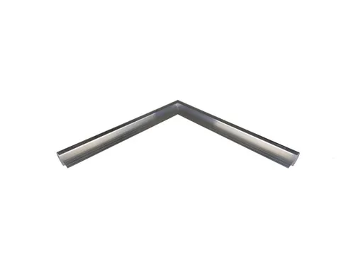 Daktrim aluminium buitenhoek kraal 45x40mm 800mm