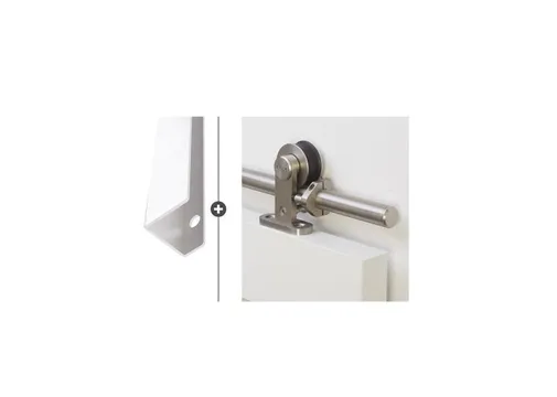 Schuifdeur systeem Delta RVS 200cm met deurgreep Vernal 30 RVS