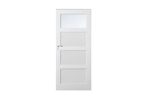 Binnendeur Accent SKS 1235-C1 met satinato glas wit RAL9010