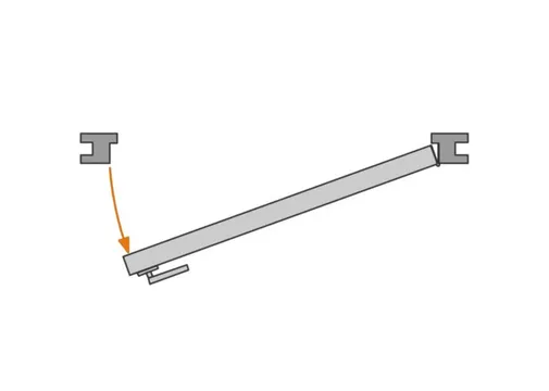 Boarddeur Vlak SKB 280 honingraat vulling 40mm gegrond