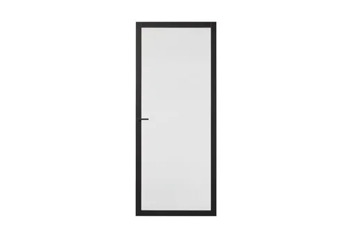 Binnendeur SSL 4000 met blankglas zwart RAL 9011