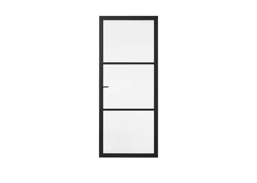 Binnendeur SSL 4003 met nevelglas zwart RAL 9011