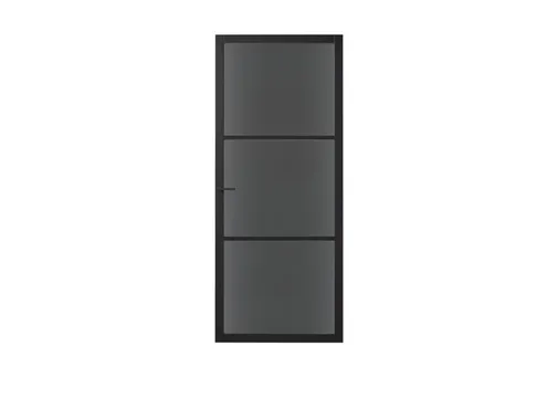 Binnendeur SSL 4003 met rookglas zwart RAL 9011