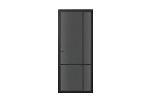 Binnendeur SSL 4007 met rookglas zwart RAL 9011
