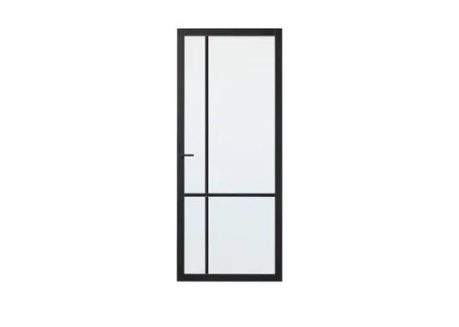 Binnendeur SSL 4009 met nevelglas zwart RAL 9011