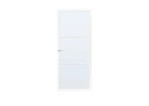Binnendeur SSL 4403 met nevelglas wit RAL 9010 