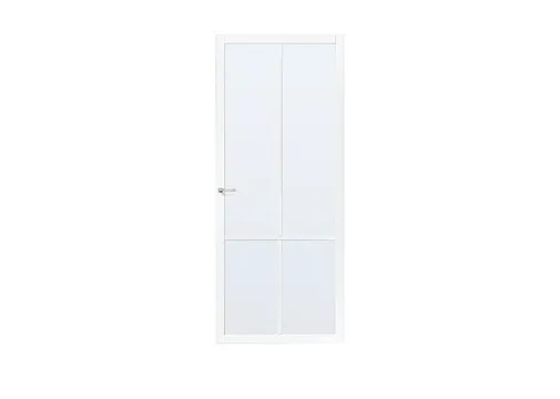 Binnendeur SSL 4408 met nevelglas wit RAL 9010 