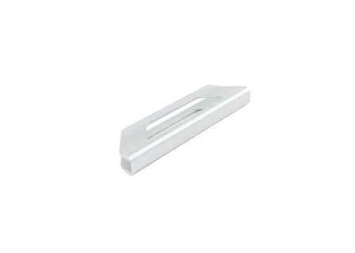 Deurgreep voor glazen schuifwand 150x36mm zilver