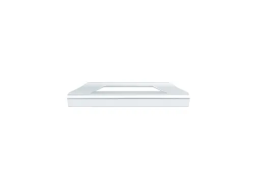 Deurgreep voor glazen schuifwand 150x36mm zilver