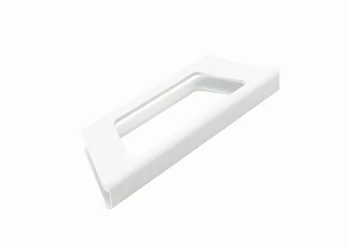 Deurgreep XL voor glazen schuifwand 150x50mm mat wit