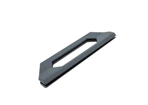 Deurgreep zelfklevend voor glazen schuifwand 150x36mm antraciet 