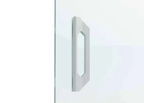 Deurgreep zelfklevend voor glazen schuifwand 150x36mm mat wit 