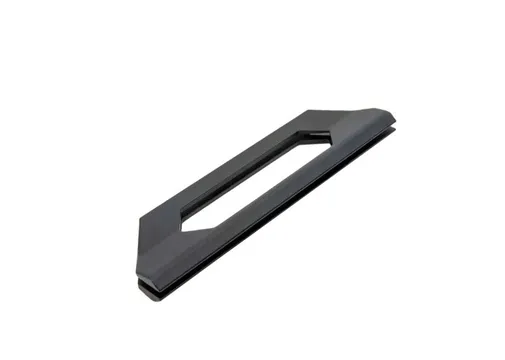 Deurgreep zelfklevend voor glazen schuifwand 150x36mm zwart