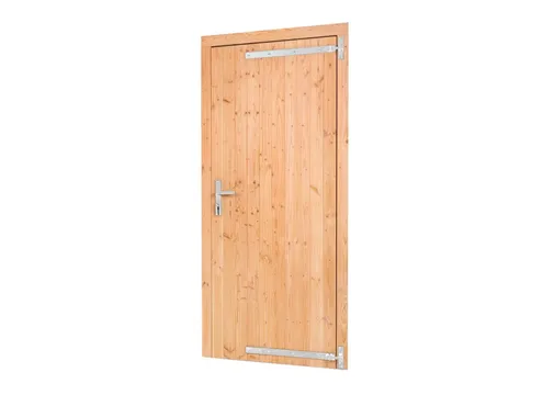 Douglas deur rechtsdraaiend - buitenmaat 100x205cm incl. RVS deurbeslag