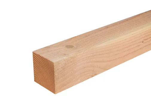 Paal Douglas hout 100x100mm fijnbezaagd 