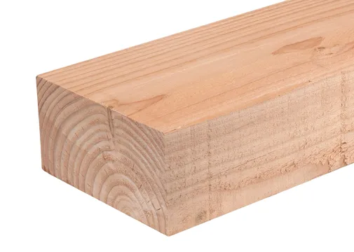 Balk Douglas hout 100x200mm fijnbezaagd 