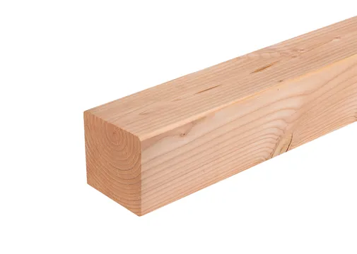 Paal Douglas hout 150x150mm geschaafd aan 145x145mm