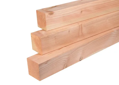 Paal Douglas hout 140x140mm geschaafd