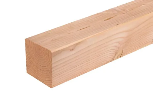 Douglas paal 190x190mm geschaafd