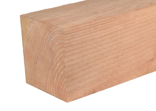 Paal Douglas hout 200x200mm bezaagd 