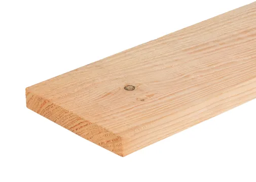 Plank Douglas hout 22x150mm fijnbezaagd 