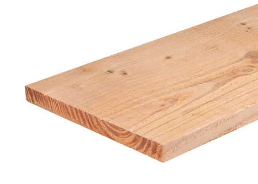 Plank Douglas hout 22x250mm fijnbezaagd 
