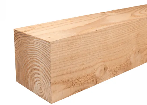 Paal Douglas hout 250x250mm vers gezaagd