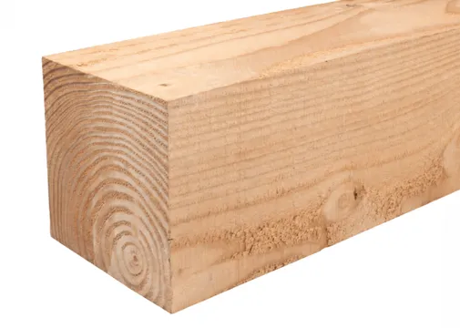 Paal Douglas hout 300x300mm vers gezaagd