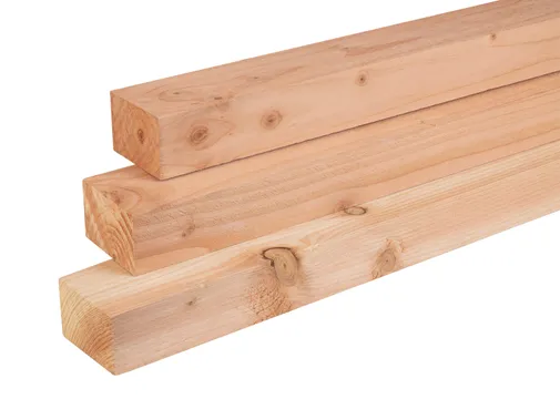 Regel Douglas hout 50x75mm fijnbezaagd 