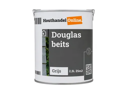 Douglas hout beits grijs RAL 7037