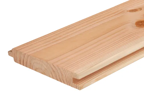 Blokhutprofiel Douglas hout 28x180mm (werkend) geschaafd 