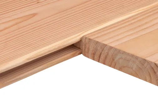 Blokhutprofiel Douglas hout 28x180mm (werkend) geschaafd 