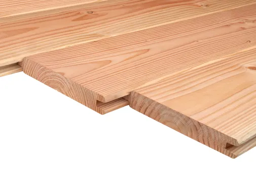 Blokhutprofiel Douglas hout 28x180mm (werkend) geschaafd 